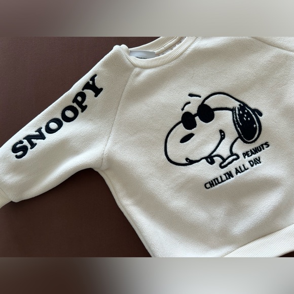 NWT Zara Baby Snoopy Sweater - Picture 2 of 6